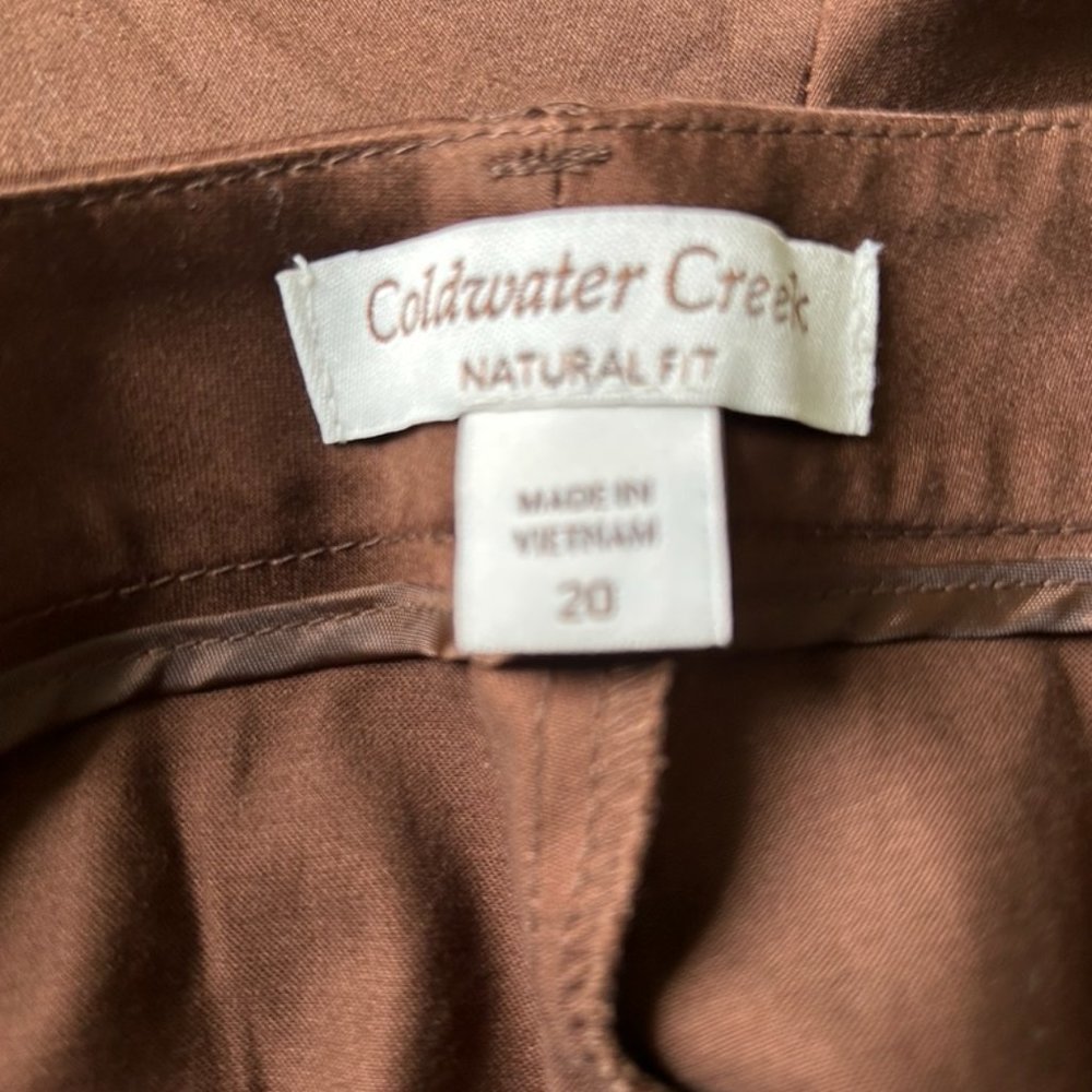 Coldwater Creek Brown Shorts Size 20 - Picture 4 of 8